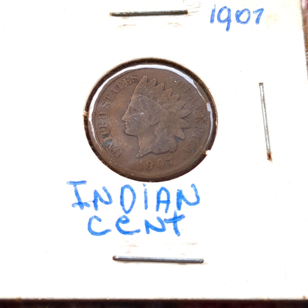 Lot of 8 Indian Head Cents from 1900 -1907